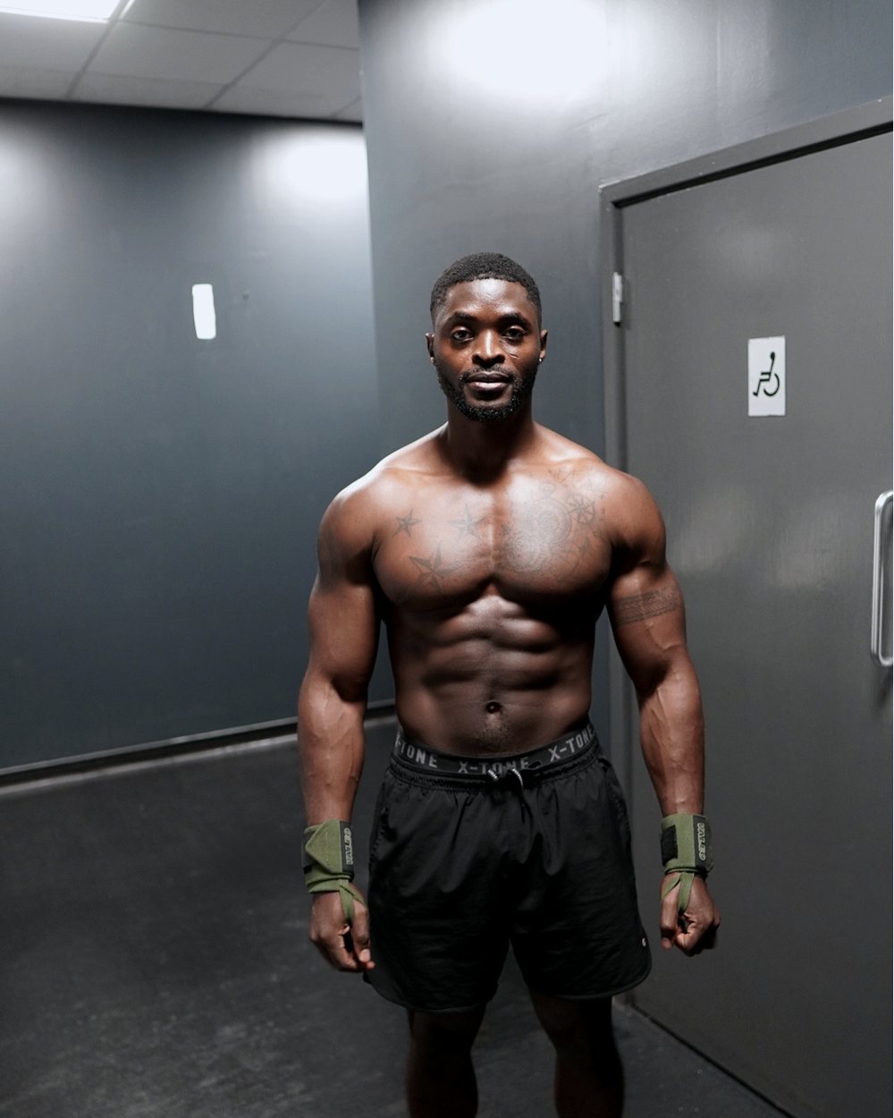 Franklyn Nez standing in the gym